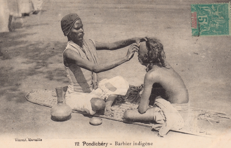 15-07 - Pondichery - barbier indigene